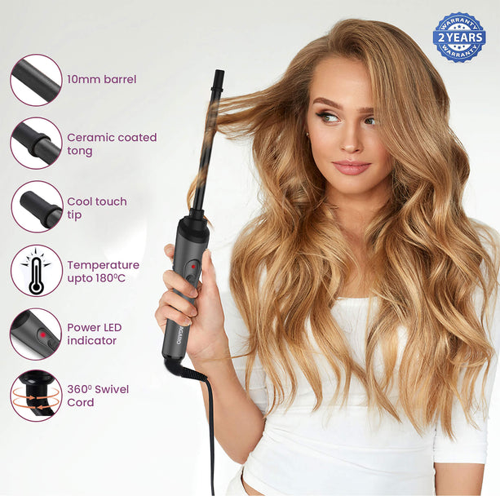 Croma hair straightener outlet and curler